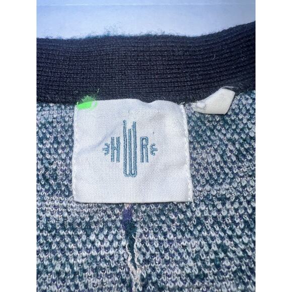 HWR Anthropologie Cardigan Women’s Size S Navy Blue Emma Embroidered Open Front - Picture 6 of 16